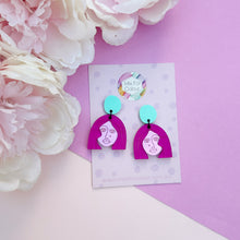 Load image into Gallery viewer, Penelope Acrylic Dangle Earrings
