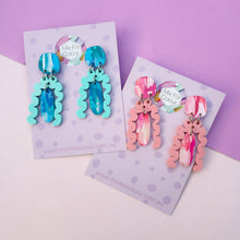 Load image into Gallery viewer, Graffiti Funky Arch Dangle Earrings
