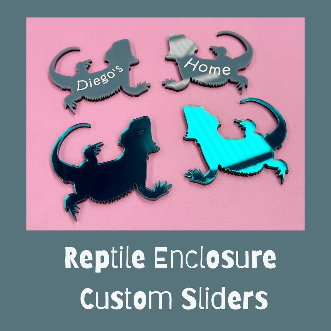 Reptile Enclosure Custom Sliders
