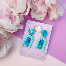 Load image into Gallery viewer, Graffiti Funky Arch Dangle Earrings
