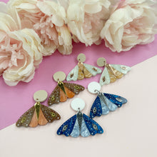 Load image into Gallery viewer, ~ Moth Dangle Earrings
