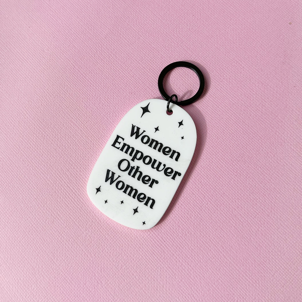 Empowerment Collection Acrylic Handmade Earrings and Keyring