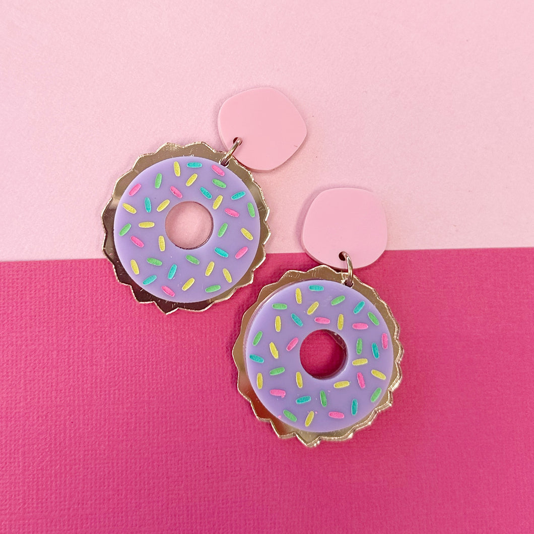 ~ Donut Dangle Earrings