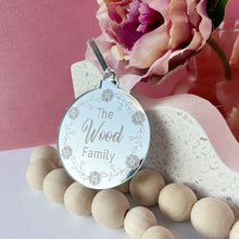 Load image into Gallery viewer, Family Christmas Personalised Bauble Ornament
