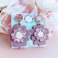 Load image into Gallery viewer, ~ Poppy Dangle Earrings in Blush
