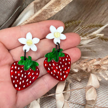 Load image into Gallery viewer, ~ Strawberry Earrings
