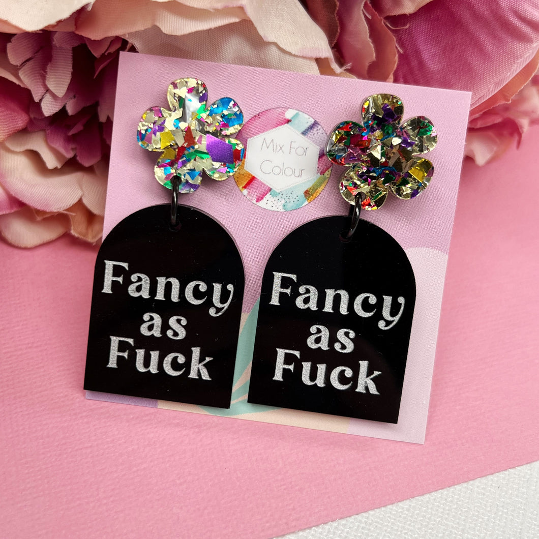 ~ Naughty Dangle Earrings Fancy as Fuck