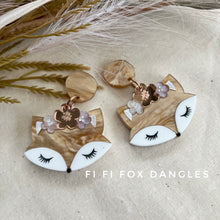 Load image into Gallery viewer, ~ Fi Fi Fox Dangle Earrings
