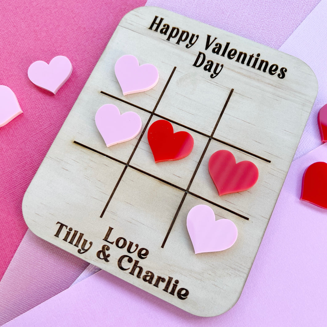 Happy Valentines Day Personalised Game Board Set