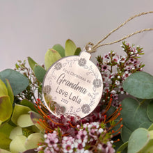 Load image into Gallery viewer, First Christmas Personalised Bauble Ornaments- Grandparent Editions

