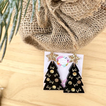 Load image into Gallery viewer, ~ Christmas Tree Party Dangles- Gold Glow
