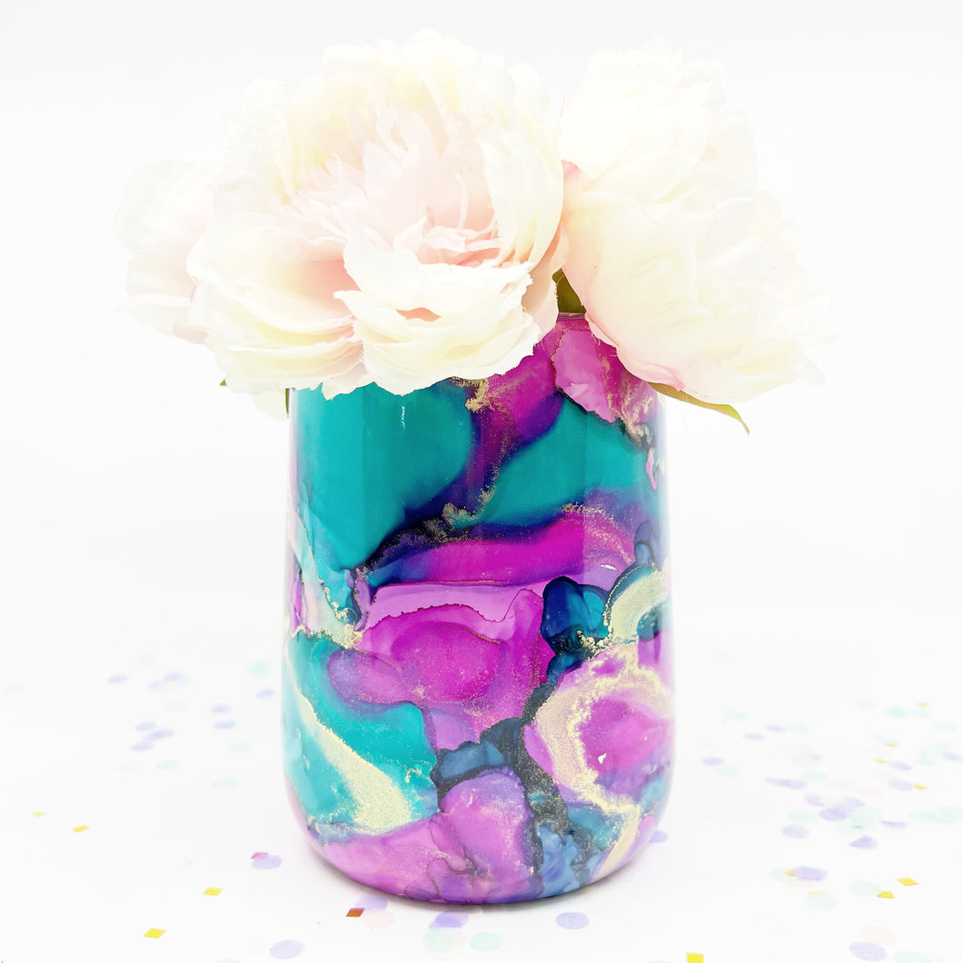 ‘Mix Vase’ in Plum Splash