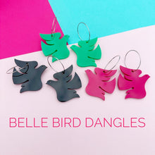 Load image into Gallery viewer, ~ Belle Bird Acrylic Dangle Earrings
