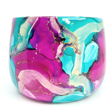 Load image into Gallery viewer, ‘The Plum Splash’ Alcohol Ink Pot
